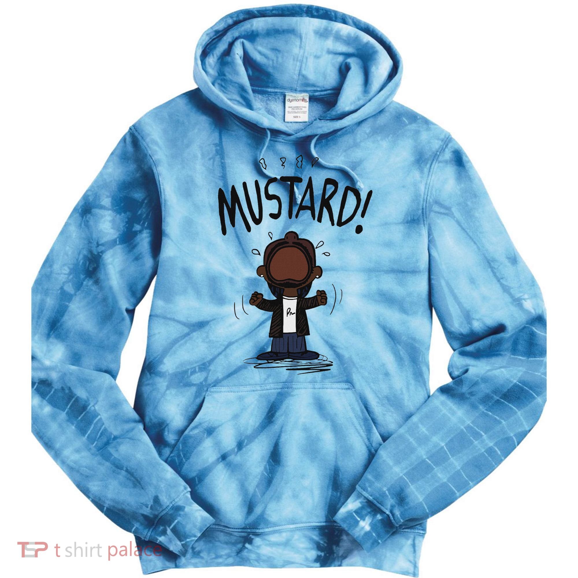 Mustard Meme Tie Dye Hoodie