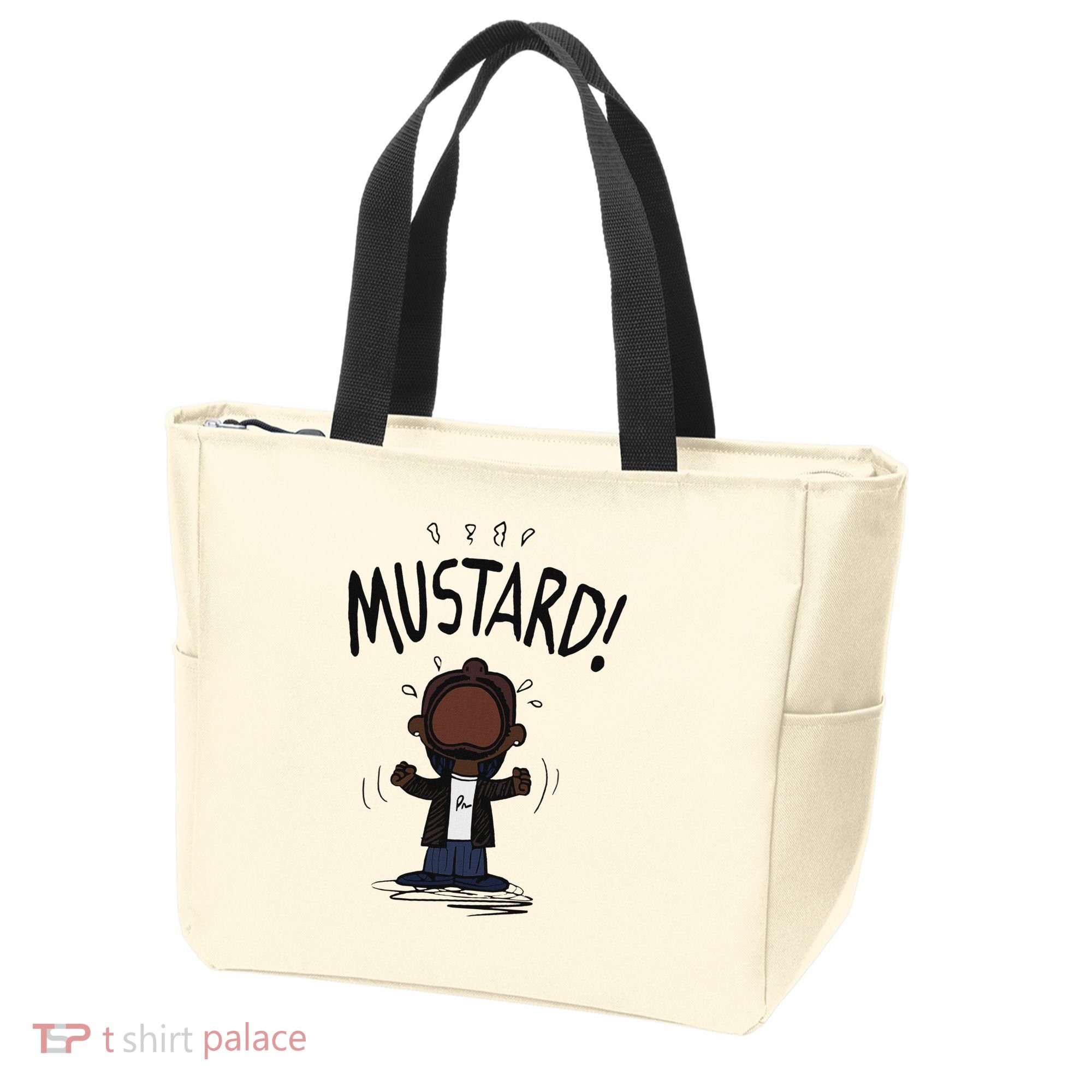 Mustard Meme Tote Bag