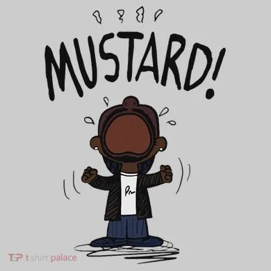 Mustard Meme Tie-Dye T-Shirt