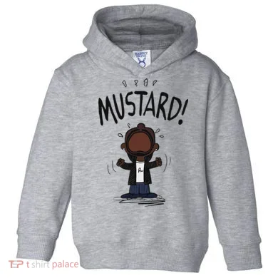 Mustard Meme Toddler Hoodie