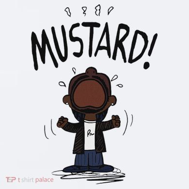 Mustard Meme Sueded Cloud Jersey T-Shirt