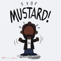 Mustard Meme Sueded Cloud Jersey T-Shirt thumb 2