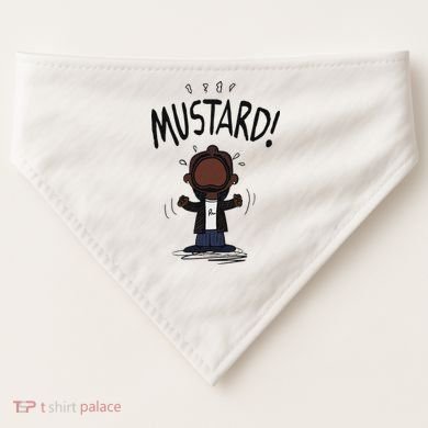Mustard Meme USA-Made Doggie Bandana
