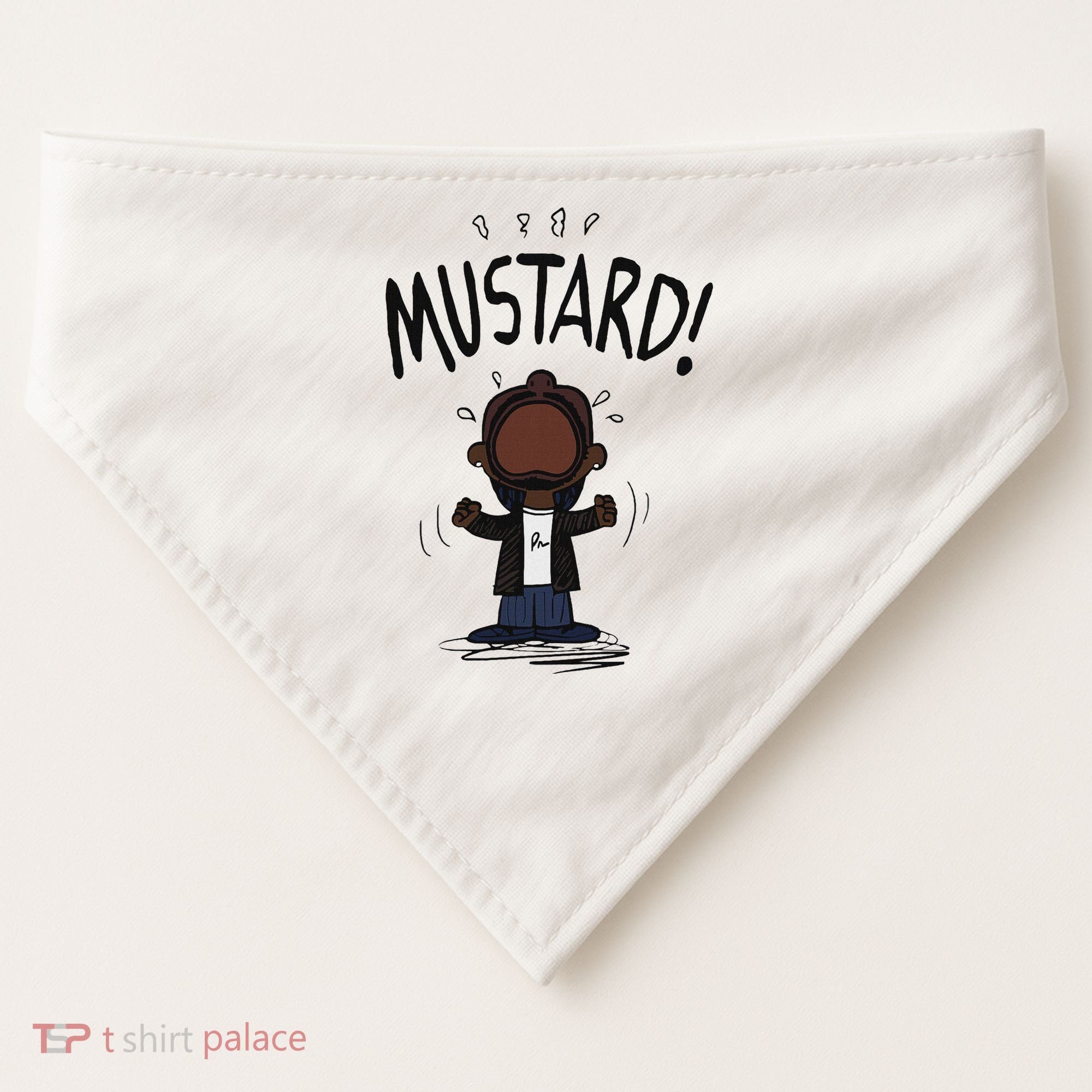 Mustard Meme USA-Made Doggie Bandana