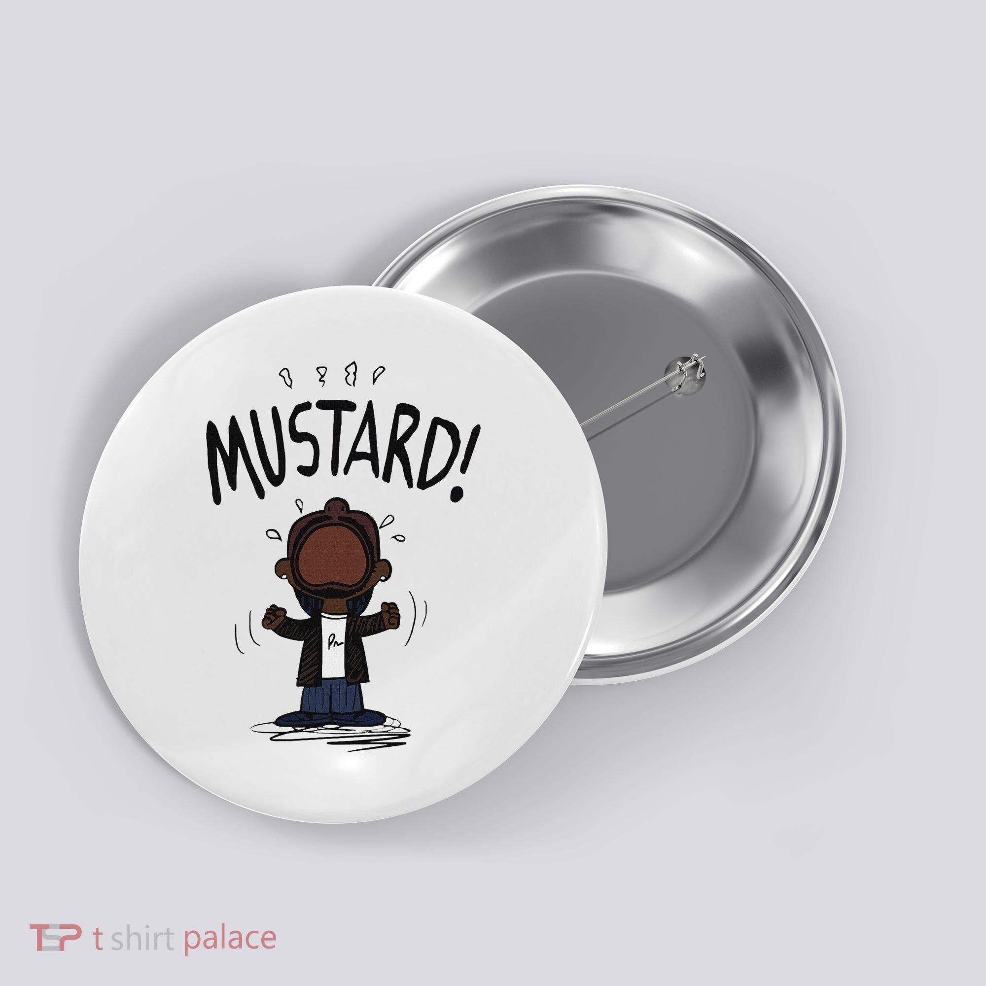 Mustard Meme Button