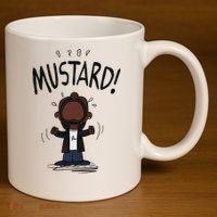 Mustard Meme 11oz C Handle Ceramic Mug thumb 3