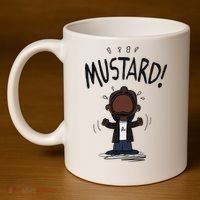Mustard Meme 11oz C Handle Ceramic Mug thumb 4