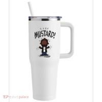Mustard Meme 40oz Vacuum Insulated Stainless Steel Travel Tumbler thumb 0