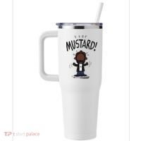 Mustard Meme 40oz Vacuum Insulated Stainless Steel Travel Tumbler thumb 2