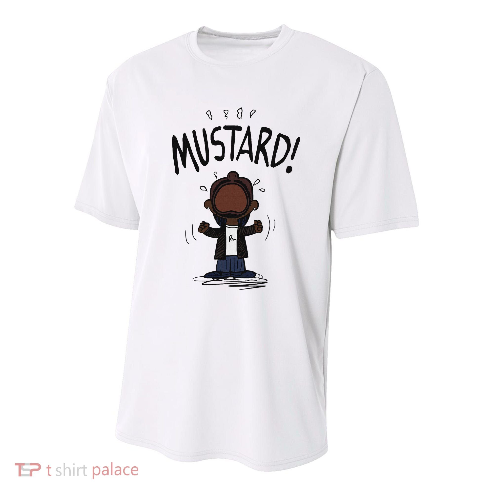 Mustard Meme Youth Performance Sprint T-Shirt