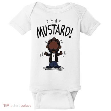 Mustard Meme Baby Bodysuit