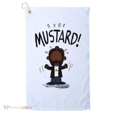 Mustard Meme Golf Towel