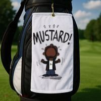 Mustard Meme Golf Towel thumb 2