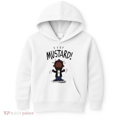 Mustard Meme Kids Hoodie