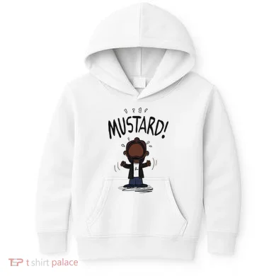 Mustard Meme Kids Hoodie