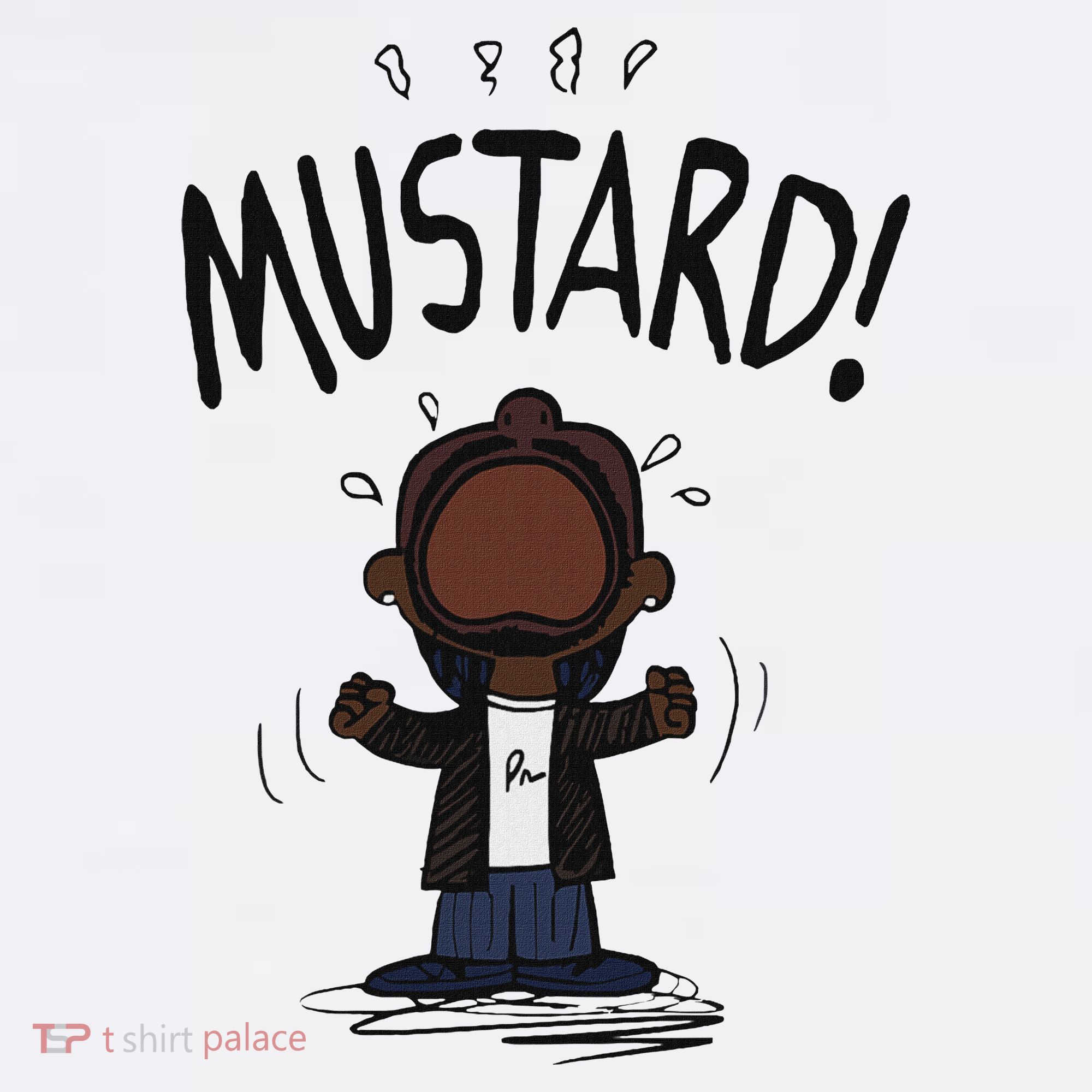 Mustard Meme Kids Long Sleeve Shirt