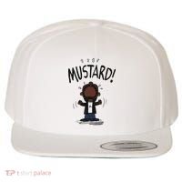 Mustard Meme Wool Snapback Cap thumb 0