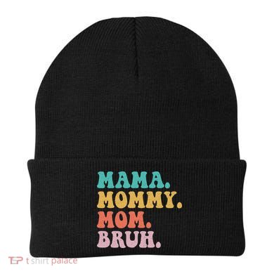 Mama Mommy Mom Bruh Mommy and Me Beanie