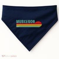 Muskegon Michigan USA-Made Doggie Bandana thumb 0