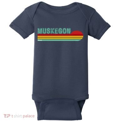 Muskegon Michigan Baby Bodysuit