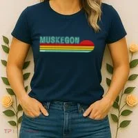 Muskegon Michigan Women's T-Shirt thumb 2