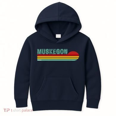 Muskegon Michigan Kids Hoodie