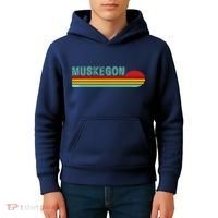 Muskegon Michigan Kids Hoodie thumb 4