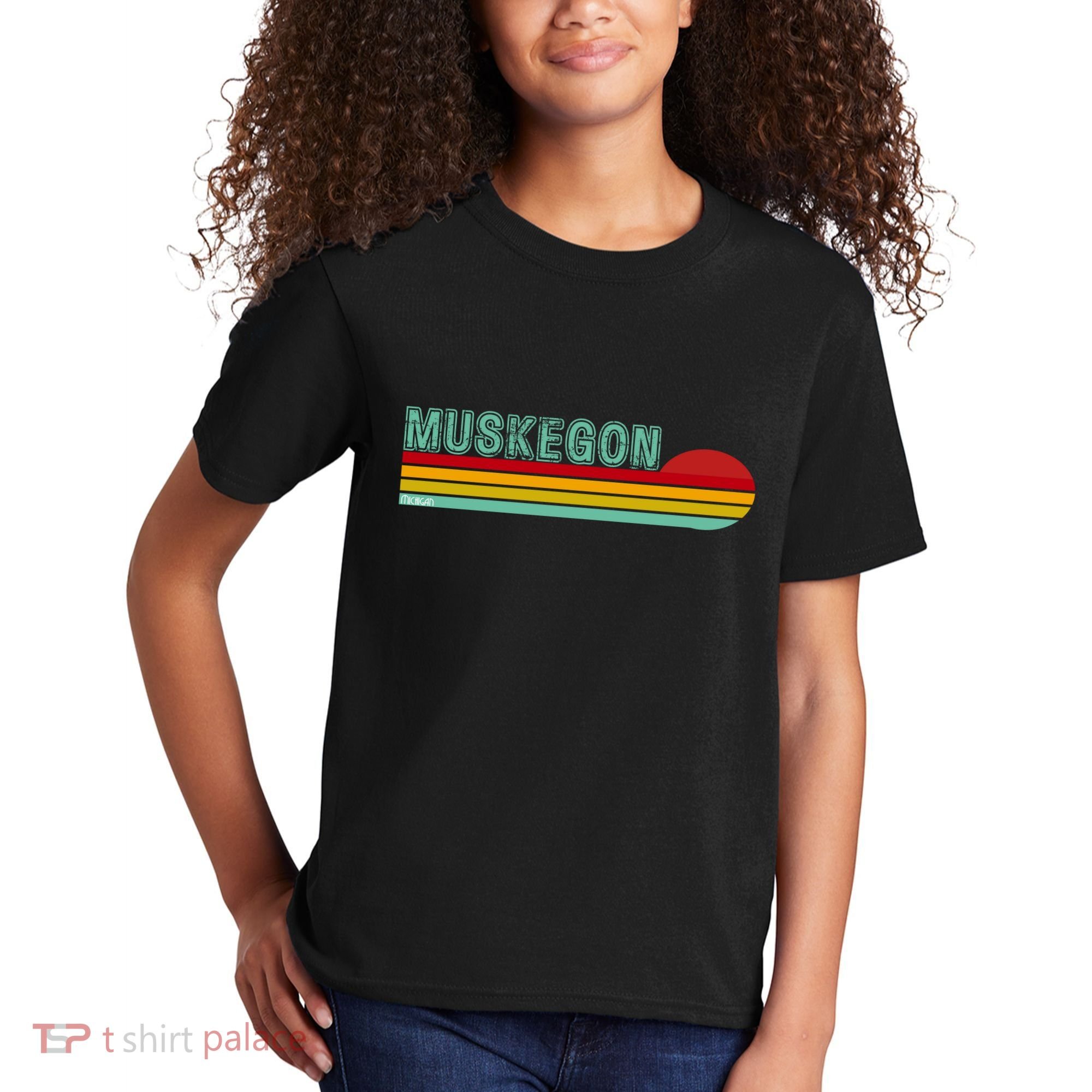 Muskegon Michigan Kids T-Shirt