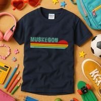 Muskegon Michigan Kids T-Shirt thumb 3