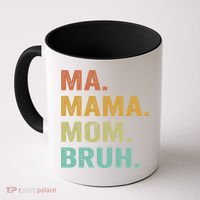 Ma Mama Mom Bruh Vintage Retro Coffee Mug thumb 0