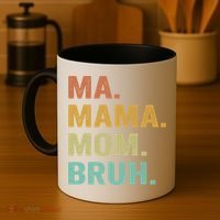 Ma Mama Mom Bruh Vintage Retro Coffee Mug thumb 4