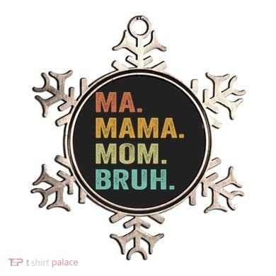 Ma Mama Mom Bruh Vintage Retro Ornament