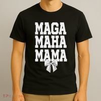 Maga Maha Mama Mothers Day Mom Make America Healthy Again T-Shirt thumb 3
