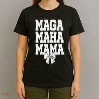Maga Maha Mama Mothers Day Mom Make America Healthy Again T-Shirt thumb 4