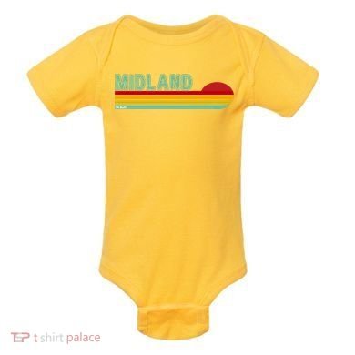 Midland Michigan Baby Bodysuit