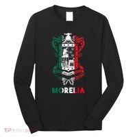 Morelia Michoacan Mexico Escudo Y Lema Arte Emblem Merch Long Sleeve Shirt thumb 0
