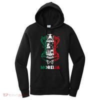 Morelia Michoacan Mexico Escudo Y Lema Arte Emblem Merch Women's Hoodie thumb 0