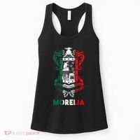 Morelia Michoacan Mexico Escudo Y Lema Arte Emblem Merch Women's Tank Top thumb 0