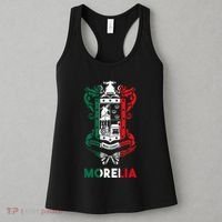 Morelia Michoacan Mexico Escudo Y Lema Arte Emblem Merch Women's Tank Top thumb 3