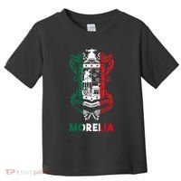 Morelia Michoacan Mexico Escudo Y Lema Arte Emblem Merch Toddler T-Shirt thumb 0
