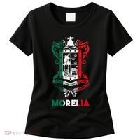 Morelia Michoacan Mexico Escudo Y Lema Arte Emblem Merch Women's T-Shirt thumb 0