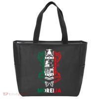 Morelia Michoacan Mexico Escudo Y Lema Arte Emblem Merch Tote Bag thumb 0