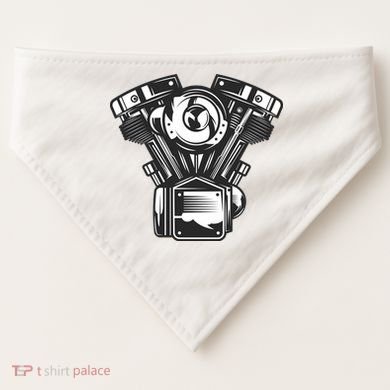 Motorcycle Motor USA-Made Doggie Bandana