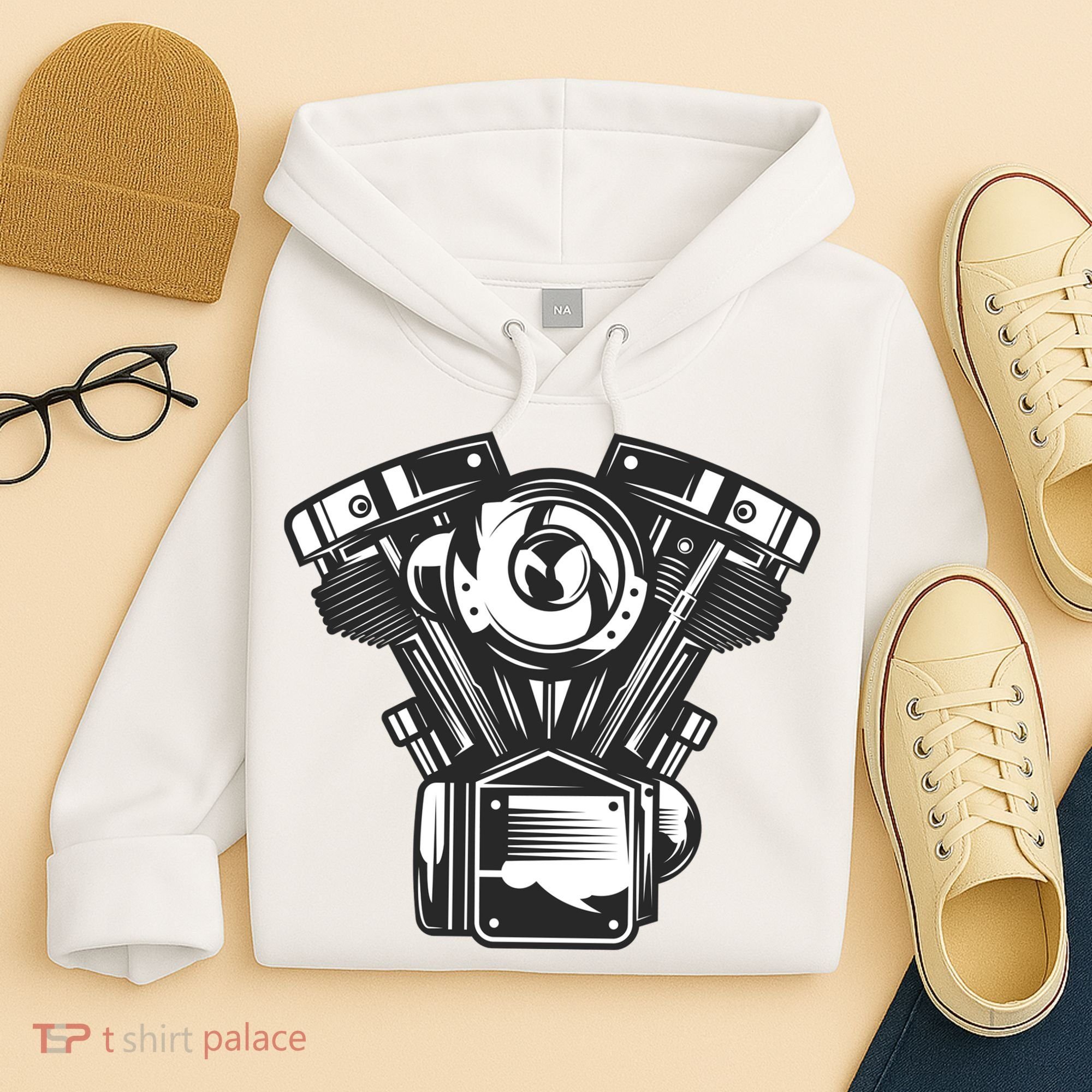 Motorcycle Motor Hoodie