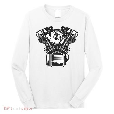 Motorcycle Motor Long Sleeve Shirt