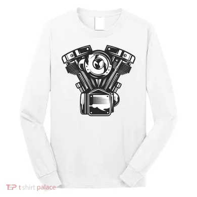 Motorcycle Motor Long Sleeve Shirt