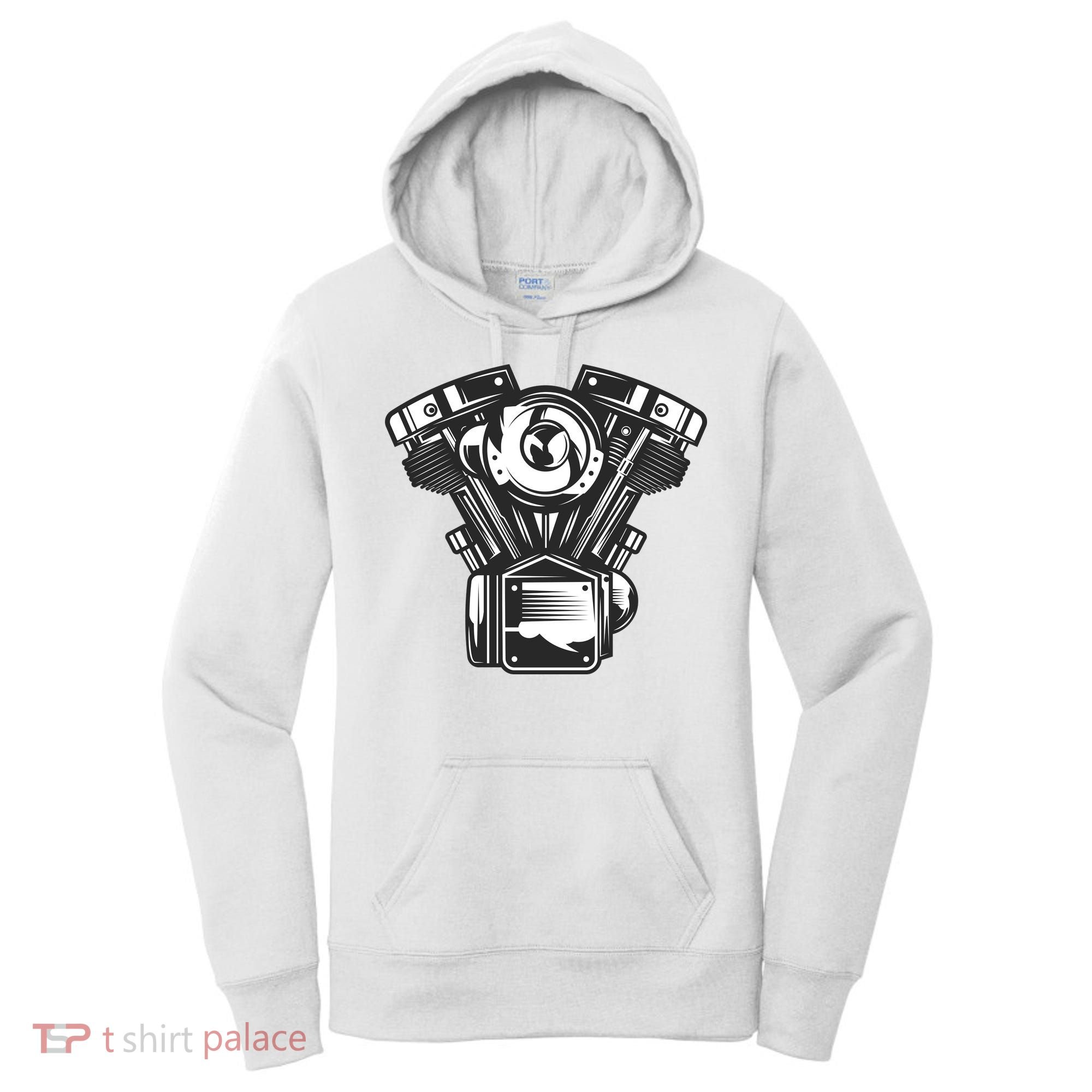 Motorcycle Motor Women's Hoodie