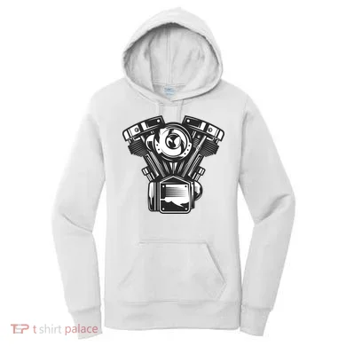 Motorcycle Motor Women's Hoodie