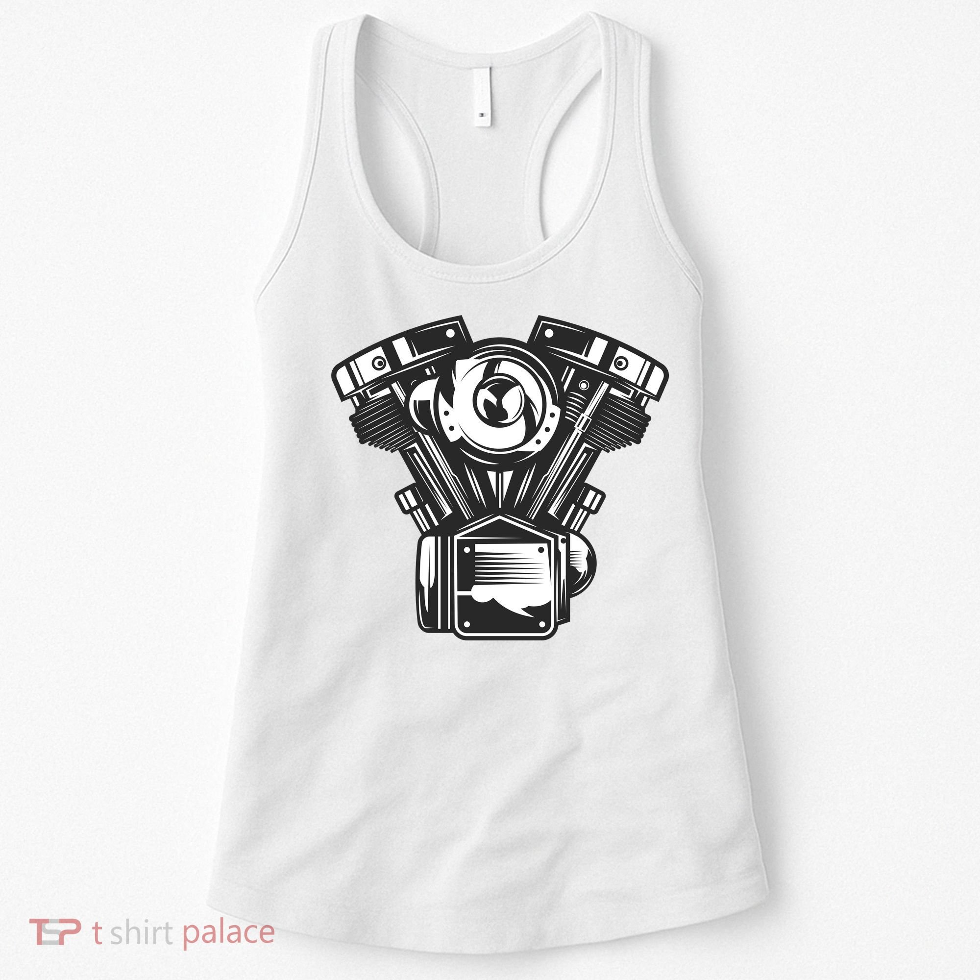 Motorcycle Motor Women's Tank Top