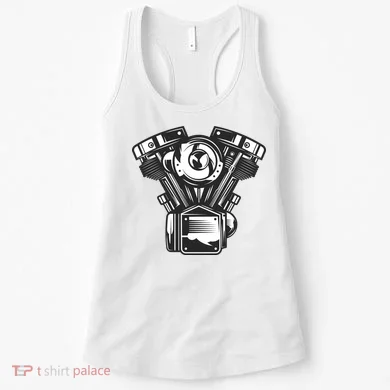 Motorcycle Motor Women's Tank Top